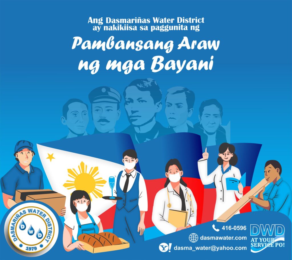 PAMBANSANG ARAW NG MGA BAYANI - Dasma Water District